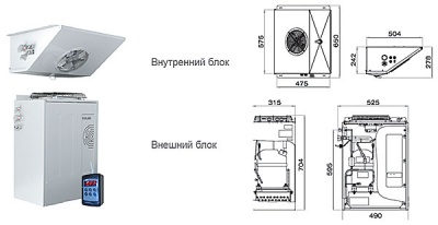 Сплит-система среднетемпературная POLAIR SM 115 P